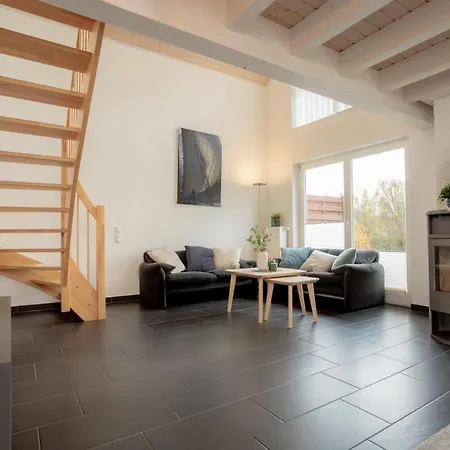 Dock 61 - Tolles Fuer Bis Zu 4 Personen Mit Kaminofen Und Sauna - Haustiere Herzlich Willkommen, Direkt Am Wasser Gelegen * 诺德霍恩